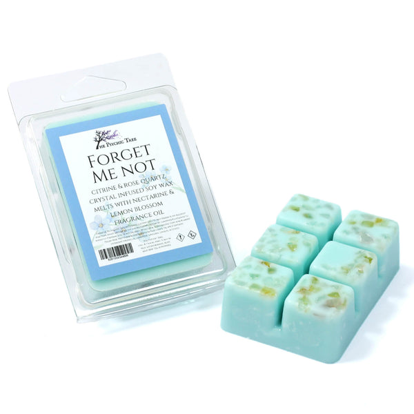 Forget Me Not - Crystal Infused Scented Wax Melts