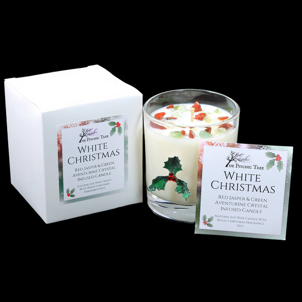 White Christmas - Crystal Infused Scented Candle