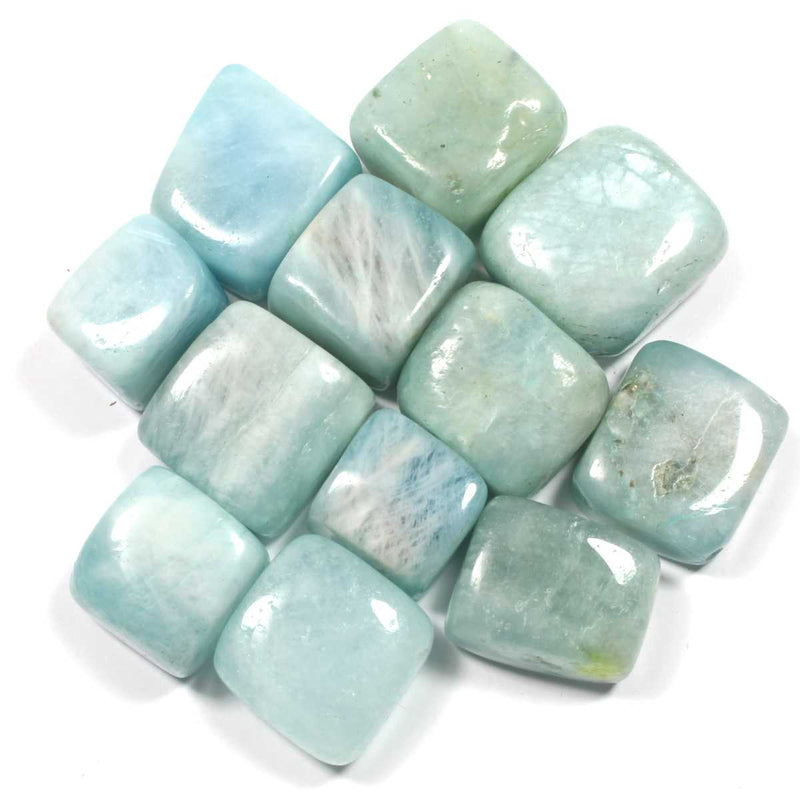 Aquamarine Polished Tumblestone Healing Crystals