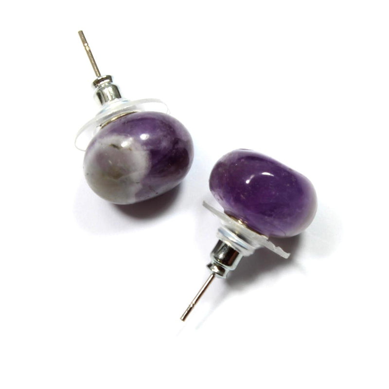 Amethyst Stud Earrings